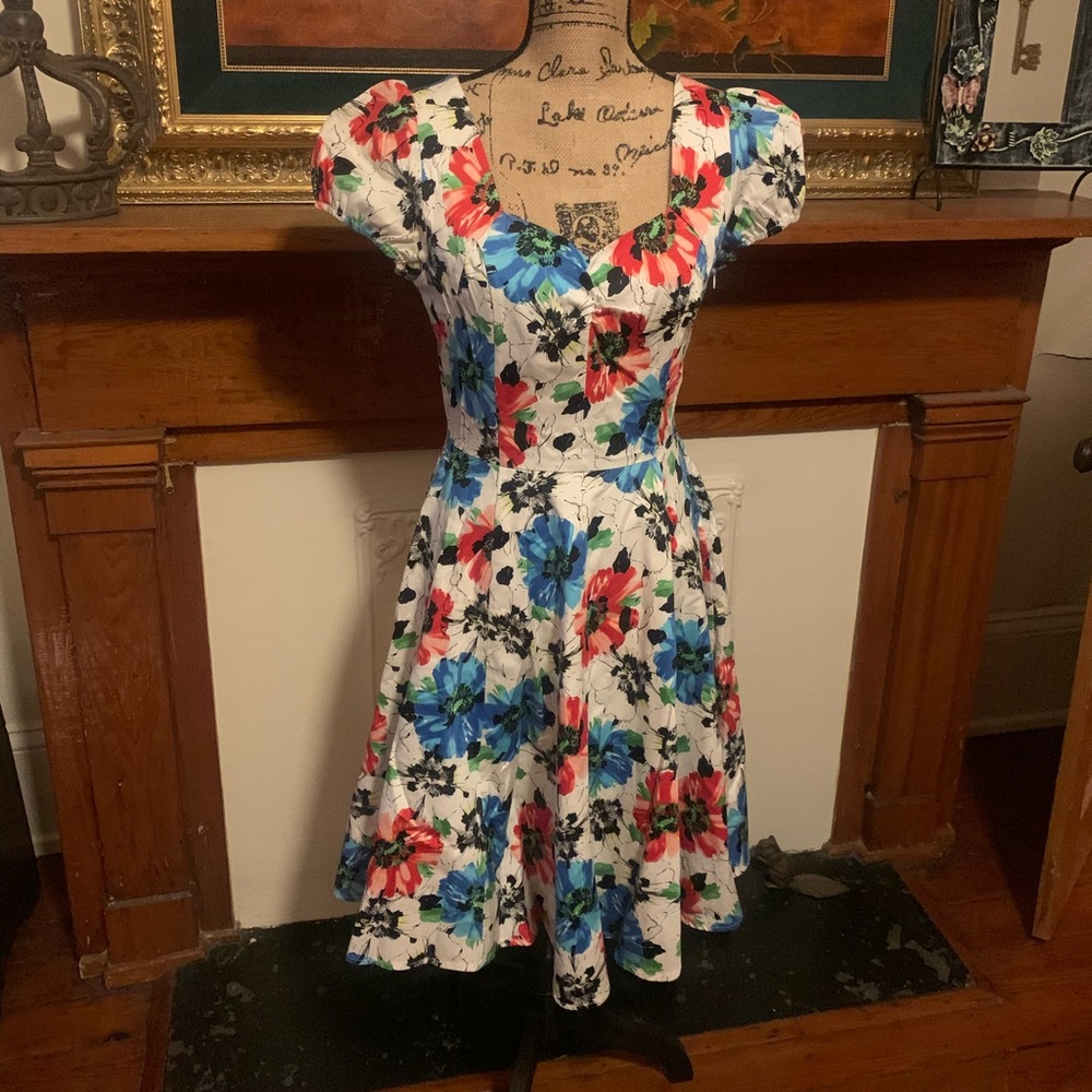Fun Floral “Derby Dress”